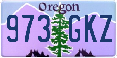 OR license plate 973GKZ
