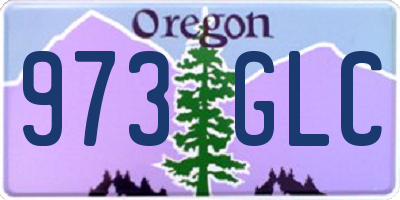 OR license plate 973GLC