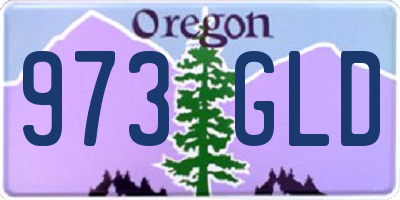 OR license plate 973GLD
