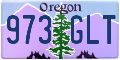 OR license plate 973GLT