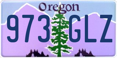 OR license plate 973GLZ