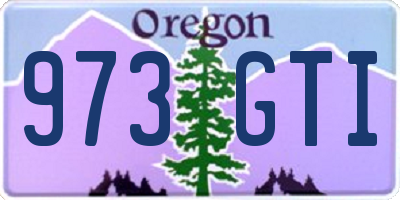 OR license plate 973GTI