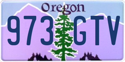 OR license plate 973GTV