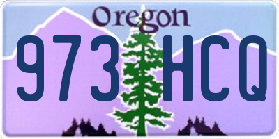 OR license plate 973HCQ