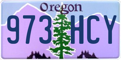 OR license plate 973HCY