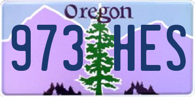 OR license plate 973HES
