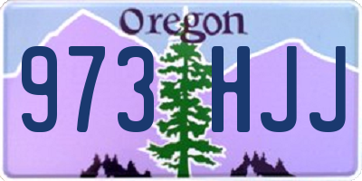 OR license plate 973HJJ