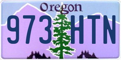 OR license plate 973HTN