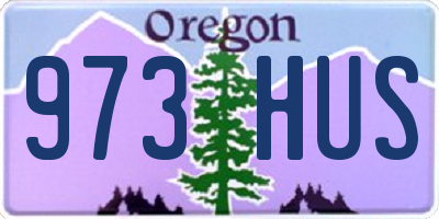 OR license plate 973HUS