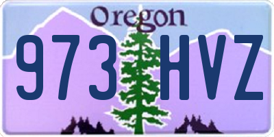 OR license plate 973HVZ