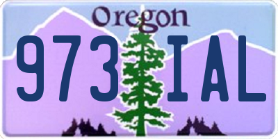 OR license plate 973IAL