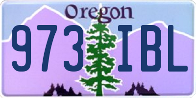 OR license plate 973IBL