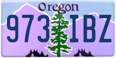 OR license plate 973IBZ