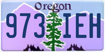 OR license plate 973IEH