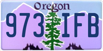 OR license plate 973IFB