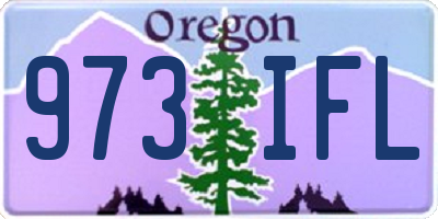 OR license plate 973IFL