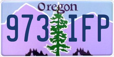 OR license plate 973IFP
