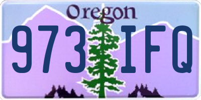 OR license plate 973IFQ