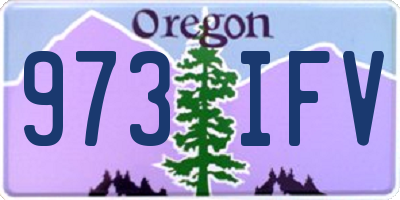 OR license plate 973IFV
