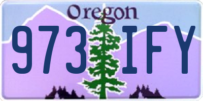 OR license plate 973IFY