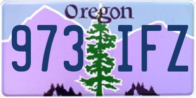OR license plate 973IFZ
