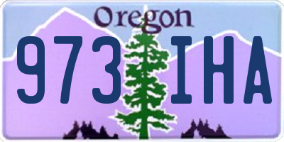 OR license plate 973IHA