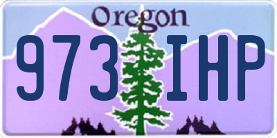 OR license plate 973IHP