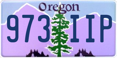 OR license plate 973IIP