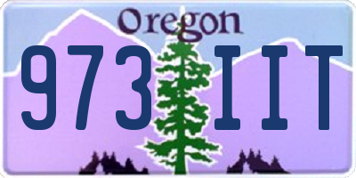 OR license plate 973IIT