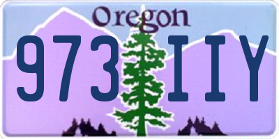OR license plate 973IIY