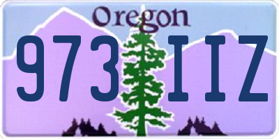 OR license plate 973IIZ