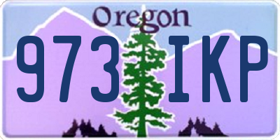 OR license plate 973IKP