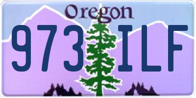 OR license plate 973ILF