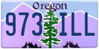 OR license plate 973ILL