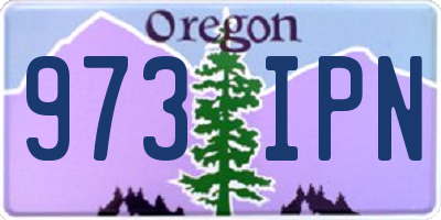 OR license plate 973IPN