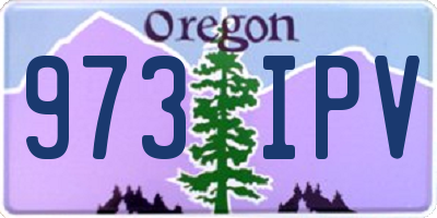 OR license plate 973IPV