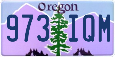 OR license plate 973IQM