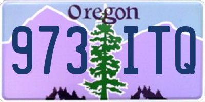 OR license plate 973ITQ