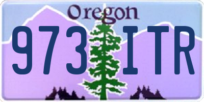OR license plate 973ITR