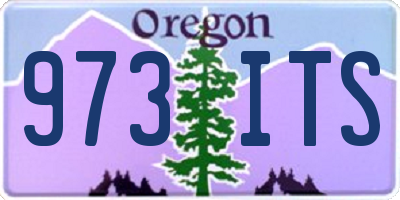 OR license plate 973ITS