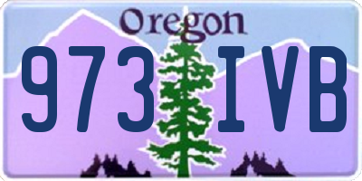 OR license plate 973IVB