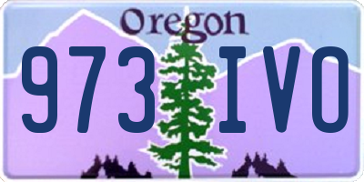 OR license plate 973IVO