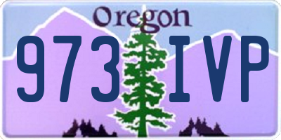 OR license plate 973IVP