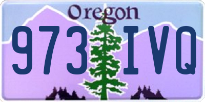 OR license plate 973IVQ