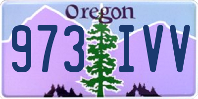 OR license plate 973IVV