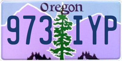 OR license plate 973IYP