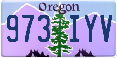 OR license plate 973IYV