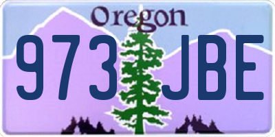 OR license plate 973JBE