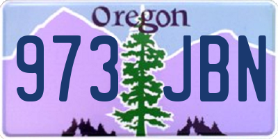 OR license plate 973JBN