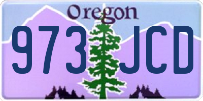 OR license plate 973JCD